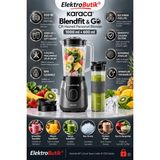 Karaca Sürahili Blendfit Go 1000 ML+600 ml 550 Watt Buz Kırıcılı Smoothie Blender Set Antrasit
