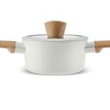 Karaca Swiss Crystal Almond Cream 20 cm İndüksiyon Tabanlı Tencere