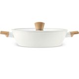 Karaca Swiss Crystal Almond Cream 26 cm İndüksiyon Tabanlı Karnıyarık Tencere