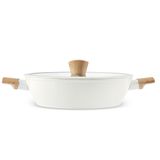 Karaca Swiss Crystal Almond Cream 26 cm İndüksiyon Tabanlı Pilav-Karnıyarık Tencere
