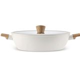 Karaca Swiss Crystal Almond Cream 30 cm İndüksiyon Tabanlı Karnıyarık Tencere