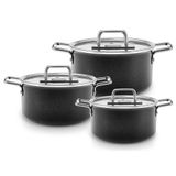 Karaca Swiss Crystal Mastermaid 6 Parça Midi Derin Tencere Seti