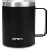 Karaca Thermal Çift Katmanlı 304 Çelik Kupa 350 ml - Siyah