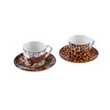 Karaca Tiger 2 Kişilik 80 ml Kahve Fincan Takımı