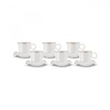 Karaca Torba 6 Kişilik Kahve Fincanı 90 ml Beyaz