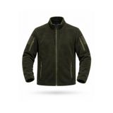 Karaca Unisex Fermuarlı Taktik Polar Mont ve Hırka - Haki, 2XL Beden 12220
