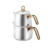 Karaca Urban 0-1.99 lt Midi İndüksiyon Tabanlı Gold Çaydanlık Takımı