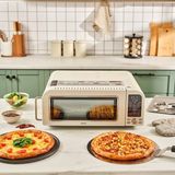 Karaca Vintage Craft Pizza Makinesi ve Airfryer Cream - Krem