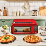 Karaca Vintage Craft Pizza Makinesi ve Airfryer Red 2000 W - Kırmızı