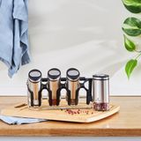 Karaca Walter Inox Line 4'lü Standlı Baharat Takımı - Gri - 105 ml