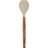 Karaca Woodline Silikon Uçlu Kayın Ağacı Saplı Kaşık Spatula Beige - Bej