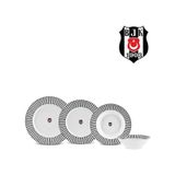 Karaca X Beşiktaş Forever Bone 24 Parça 6 Kişilik Yemek Takımı Siyah