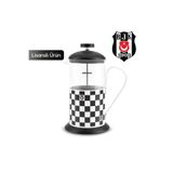 Karaca x Beşiktaş Lisanslı Bitki Çayı ve Filtre Kahve Demliği French Press 600 ml