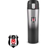 Karaca x Beşiktaş Lisanslı Çelik Sızdırmaz Termos Kutulu 450 ml - Gümüş - 0,45 lt