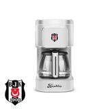 Karaca x Beşiktaş Lisanslı Just Coffee Aroma 2 in 1 Filtre Kahve ve Çay Demleme Makinesi