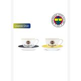 Karaca x Fenerbahçe Lisanslı 2 Kişilik Çay Fincan Takımı 220 ml