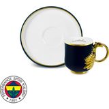 Karaca x Fenerbahçe Lisanslı 2 Kişilik Kahve Fincan Takımı 90 ml - Sarı