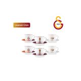 Karaca X Fenerbahçe Lisanslı 6 Kişilik Kahve Fincan Takımı 80 Ml Kırmızı