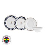 KARACA X Fenerbahçe Lisanslı Forever Bone 24 Parça 6 Kişilik Yemek Takımı Mavi