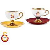 Karaca x Galatasaray Lisanslı 2 Kişilik Kahve Fincan Takımı 80 ml - Kırmızı
