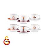 Karaca x Galatasaray Lisanslı 6 Kişilik Kahve Fincan Takımı 80 ml