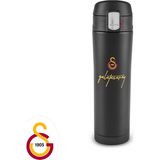 Karaca x Galatasaray Lisanslı Çelik Sızdırmaz Termos Kutulu 450 ml - Gümüş - 0,45 lt