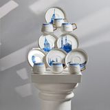 Karaca X İst Collection İstanbul 6 Kişilik Kahve Fincanı Takımı Porselen 100 ml 6 Adet