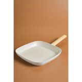 Karaca X Refika Swiss Crystal Almond Cream İndüksiyon Tabanlı Grill 28 cm Tava