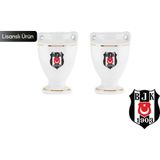 Karaca x Taraftar Beşiktaş Lisanslı Tuzluk Biberlik 100 ml - Siyah