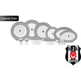 Karaca x Taraftar Lisanslı Forever Bone 60 Parça 8 Kişilik Yemek Takımı - siyah