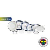 Karaca x Taraftar Lisanslı Forever Bone 60 Parça 8 Kişilik Yemek Takımı