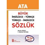 Karaca Yayınları Sert Kapak Ingilizce - Türkçe, Türkçe - Ingilizce Sözlük - Ata