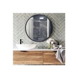 Karaçam Dekor Dekoratif 64 Cm Metal Çerçeveli Yuvarlak Ayna