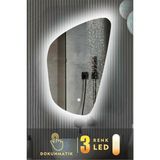 Karaçam Dekor LED Işıklı Asimetrik Banyo ve Konsol Aynası