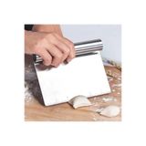 KARADAĞ METAL Hamur Kazıyıcı ve Kesici Spatula Ölçekli Çelik Pasta Sıvama Aparatı 15 cm