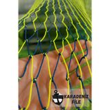 KARADENİZ BALIK AĞLARI Balkon Filesi 2,5x5 Metre Sarı Lacivert (KALIN) Kuş Filesi Kedi Filesi Güvercin Önleme Ağı