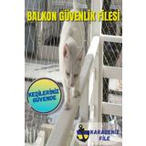 KARADENİZ DEKOR AĞLARI Balkon Filesi 2,5 x 10 (Kuş Filesi, Kedi Filesi, Kuş Ağı, Kuş Önleme Filesi)