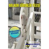KARADENİZ DEKOR AĞLARI Balkon Filesi 2,5 x 7 (Kuş Filesi, Kedi Filesi, Kuş Ağı, Kuş Önleme Filesi)