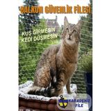 KARADENİZ DEKOR AĞLARI Balkon Filesi 3 x 3 (Kuş Filesi, Kedi Filesi, Kuş Ağı, Kuş Önleme Filesi)