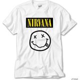 Karadeniz Nirvana Smile Beyaz Tişört