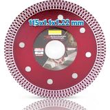 Karahanbey 115 mm Ultra Ince Hassas Elmas Seramik Mermer Porselen Fayans Granit Sulu Kuru Kesim Kesme Disk