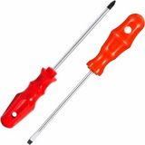 Karahanbey 2’li Tornavida Seti, 1 Düz, 1 Yıldız Tornavida Ergonomik Kaymaz Sap, Uzun Ömürlü Çelik Uç, Ev, Ofis