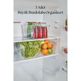 Karahanbey 3 Lü Buzdolabı Organizeri & Buzdolabı Düzenleyici 6 Lt