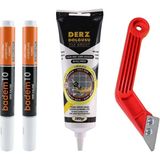Karahanbey 3'lü Set Faynas Beyaz Derz Yenileme Seti 380 gr Derz Dolgu + Derz Kazıyıcı + 2'li Derz Kalemi