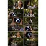 Karahanbey 4K Çantalı Dijital Retro Video Kamera 48MP 16X Zoom Işıklı (32GB) Kart Dijital Fotoğraf Makinesi Mo