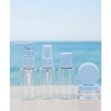 Karahanbey 5’li Seyahat Dolum Şişe Seti 30 ml Şeffaf Taşıma Çantalı -