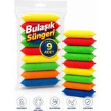Karahanbey 9 Adet Petek Dokulu Bulaşık Süngeri Sihirli Pratik Sünger