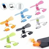 Karahanbey Aee® Mini Telefon Fanı Şarjlı Taşınabilir El Vantilatörü Type-C & Iphone Uyumlu Karışık Renk