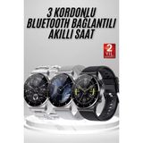 Karahanbey Akıllı Saat Amoled Ekran Bluetooth Bağlantılı Sesli Görüşme Nabız Ölçer - Lisinya - Seçenek