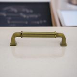 Karahanbey Alfa Metal Antik Sarı Kulp 160 MM-16CM Mobilya Çekmece Mutfak Dolabı Dolap Kapak Kulpları Kulb Kulp